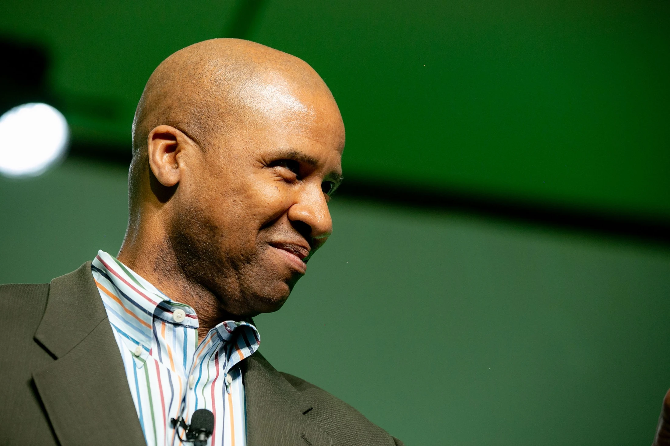 Rutherford Pascal at a speaking engagement